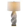 Modern European furniture - Twisted Ceramic Accent Table Lamp - www.oroatrade.com