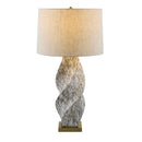 Modern European furniture - Twisted Ceramic Accent Table Lamp - www.oroatrade.com