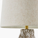 Modern European furniture - Twisted Ceramic Accent Table Lamp - www.oroatrade.com