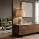 Hospitality furniture - White Linen Accent Table Lamp - www.oroatrade.com