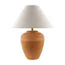 Hospitality furniture - Glazed Brown Ceramic Table Lamp - www.oroatrade.com