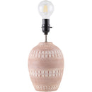 Modern European furniture - Ceramic Fluted Linen Table Lamps (2) - www.oroatrade.com