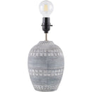 Modern European furniture - Ceramic Fluted Linen Table Lamps (2) - www.oroatrade.com