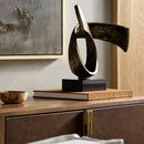 Modern European furniture - Antiqued Iron Decorative Sculpture - www.oroatrade.com