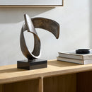 Modern European furniture - Antiqued Iron Decorative Sculpture - www.oroatrade.com
