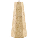 Modern European furniture - Braided Rattan Travertine Table Lamp - www.oroatrade.com