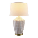 Hospitality furniture - White Rattan Accent Table Lamp - www.oroatrade.com