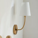 Modern European furniture - White Cotton Shade Wall Lamp  - www.oroatrade.com