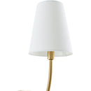 Modern European furniture - White Cotton Shade Wall Lamp  - www.oroatrade.com