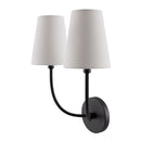 Modern European furniture - White Cotton 2-Light Wall Lamp  - www.oroatrade.com