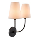 Modern European furniture - White Cotton 2-Light Wall Lamp  - www.oroatrade.com