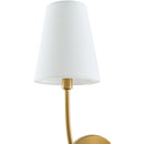 Modern European furniture - White Cotton 2-Light Wall Lamp  - www.oroatrade.com