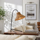 Hospitality furniture - Tan Rattan Accent Table Lamp - www.oroatrade.com