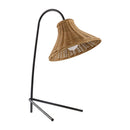 Hospitality furniture - Tan Rattan Accent Table Lamp - www.oroatrade.com