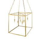 Hospitality furniture - Gold-Framed 7-Light Pendant Lamp - www.oroatrade.com