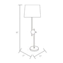 Hospitality furniture - Antiqued Metallic Floor Lamp - www.oroatrade.com
