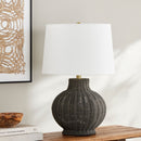 Modern European furniture - Rattan Base Accent Table Lamp S - www.oroatrade.com