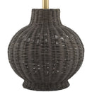 Modern European furniture - Rattan Base Accent Table Lamp S - www.oroatrade.com
