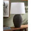 Modern European furniture - Rattan Base Accent Table Lamp L  - www.oroatrade.com