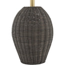 Modern European furniture - Rattan Base Accent Table Lamp L  - www.oroatrade.com
