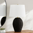 Modern European furniture - Rattan Base Accent Table Lamp L  - www.oroatrade.com