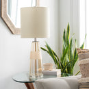 Contract furniture - Clear Glass Accent Table Lamp - www.oroatrade.com