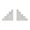 Modern European furniture - Marble Stairs Bookends (2) - www.oroatrade.com