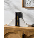 Modern European furniture - Marble Stairs Bookends (2) - www.oroatrade.com