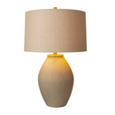 Contract furniture - Glazed Gray Ceramic Table Lamp - www.oroatrade.com