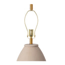Contract furniture - Glazed Gray Ceramic Table Lamp - www.oroatrade.com