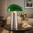 Hospitality furniture - Colored Glass Shade Table Lamp - www.oroatrade.com