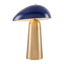 Hospitality furniture - Colored Glass Shade Table Lamp - www.oroatrade.com