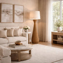 Hospitality furniture - Hourglass Rattan Accent Floor Lamp - www.oroatrade.com
