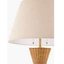 Contract furniture - Geometrical Rattan Layer Floor Lamp - www.oroatrade.com