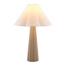 Contract furniture - Scalloped White Cotton Table Lamp - www.oroatrade.com