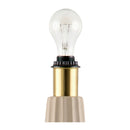 Contract furniture - Scalloped White Cotton Table Lamp - www.oroatrade.com