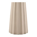 Contract furniture - Scalloped White Cotton Table Lamp - www.oroatrade.com