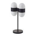 Modern European furniture - Dual White Glass Table Lamp - www.oroatrade.com