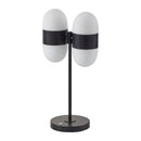 Modern European furniture - Dual White Glass Table Lamp - www.oroatrade.com