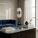 Modern European furniture - Metal Framed Glass Table Lamp - www.oroatrade.com