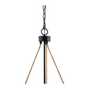 Contract furniture - Rattan Bowl 3-Light Chandelier - www.oroatrade.com