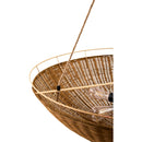 Contract furniture - Rattan Bowl 3-Light Chandelier - www.oroatrade.com