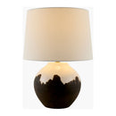 Contract furniture - Brown Ceramic Accent Table Lamp - www.oroatrade.com