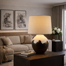Contract furniture - Brown Ceramic Accent Table Lamp - www.oroatrade.com