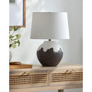 Contract furniture - Brown Ceramic Accent Table Lamp - www.oroatrade.com