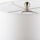 Hospitality furniture - White Ceramic Linen Table Lamp - www.oroatrade.com