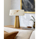 Contract furniture - White Stone Shade Table Lamp - www.oroatrade.com