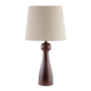 Modern European furniture - Wood Veneer Linen Table Lamp  - www.oroatrade.com