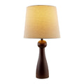 Modern European furniture - Wood Veneer Linen Table Lamp  - www.oroatrade.com