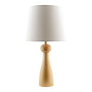 Modern European furniture - Wood Veneer Linen Table Lamp  - www.oroatrade.com
